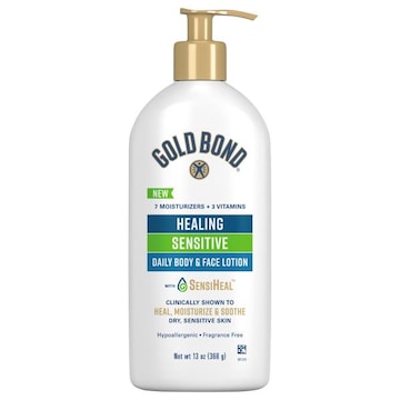 Gold Bond Body & Face Lotion, Daily, Healing, Sensitive