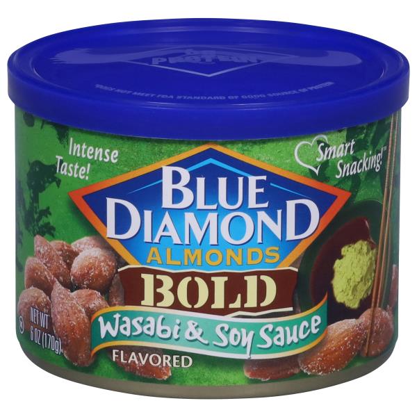 Blue Diamond Bold Almonds, Wasabi & Soy Sauce Flavored Publix Super Markets