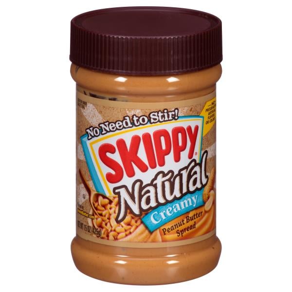 Skippy Peanut Butter Spread, Natural, Creamy | Publix Super Markets