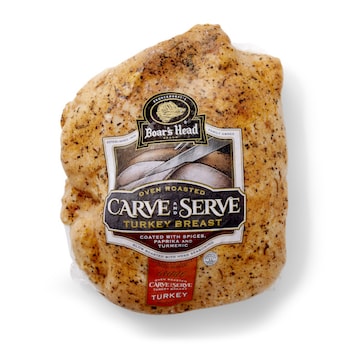 Boar's Head Carve and Serve Oven Roasted Turkey Breast, Average Weight 3.75 Lbs Each