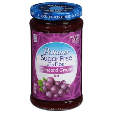 Polaner Sugar Free with Fiber Concord Grape Jam, Gluten-Free