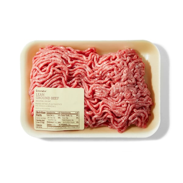 GreenWise 92 Lean Ground Beef, USDA Inspected Raised Without