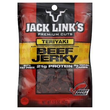 Jack Link's Premium Cuts Beef Jerky, Teriyaki