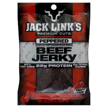 Jack Link's Premium Cuts Beef Jerky, Peppered