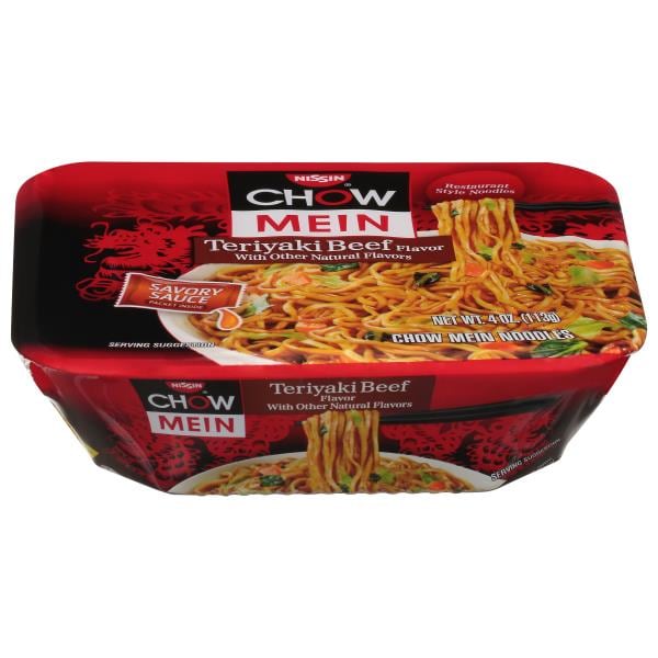 Nissin Chow Mein Noodles, Teriyaki Beef Flavor | Publix Super Markets