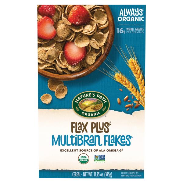 Nature's Path Organic Flax Plus Cereal, Multibran Flakes Publix Super