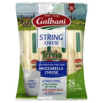 Galbani Cheese, String, Part Skim, Mozzarella, Low Moisture