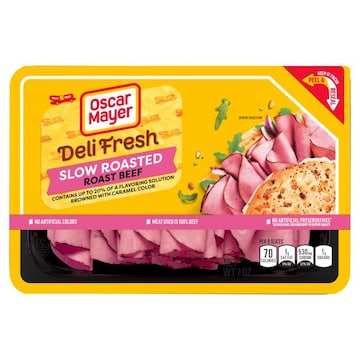 Oscar Mayer Deli Fresh Slow Roasted Roast Beef Sliced Lunch Meat