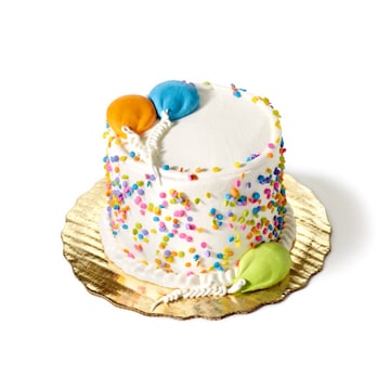 Mini Balloon Vanilla Buttercream Cake