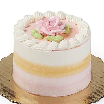 Mini Vanilla Buttercream Iced Cake