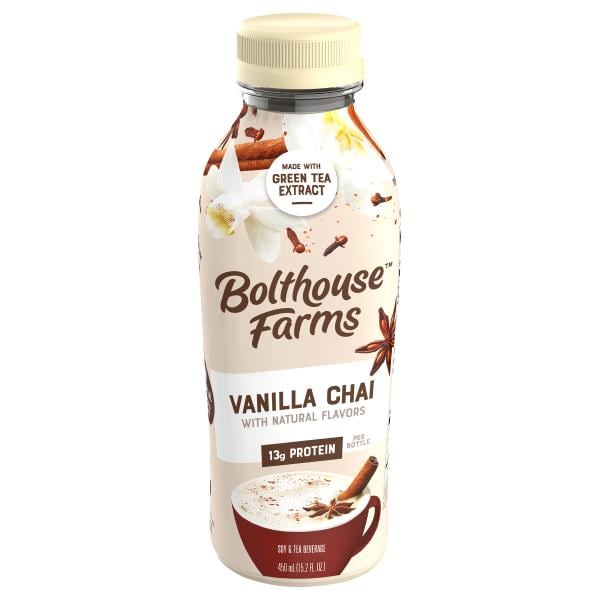 Bolthouse Farms Soy & Tea Beverage, Vanilla Chai Publix Super Markets