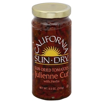 California Sun-Dry Tomatoes, Sun-Dried, Julienne Cut, with Herbs