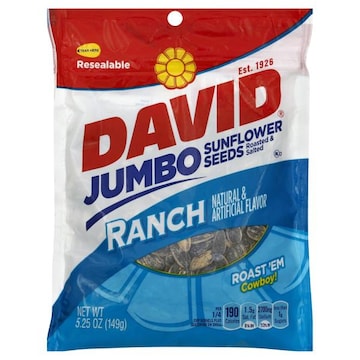 David Sunflower Seeds, Ranch, Jumbo