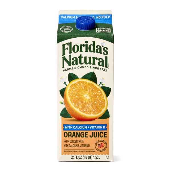 Florida's Natural 100% Juice, Premium, Orange, No Pulp | Publix