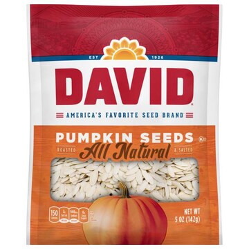 David Pumpkin Seeds, All Natural, Roasted & Salted