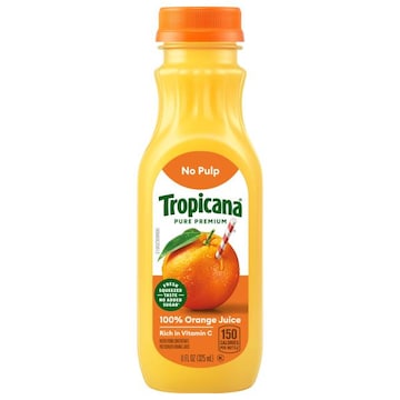Tropicana Pure Premium 100% Juice, No Pulp, Orange