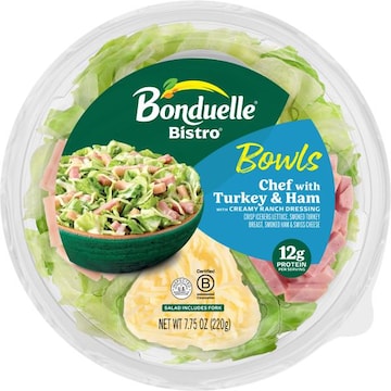 Bonduelle Bistro Bowls, Chef with Turkey & Ham