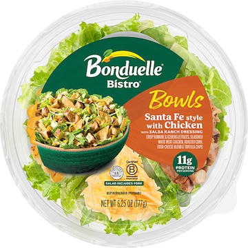 Bonduelle Bistro Bowls, with Salsa Ranch Dressing, Santa Fe Style with Chicken