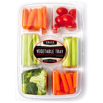 Snack Sensations Vegetable Tray, with Lite Ranch Dip