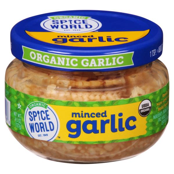 Spice World Garlic, Organic, Minced | Publix Super Markets