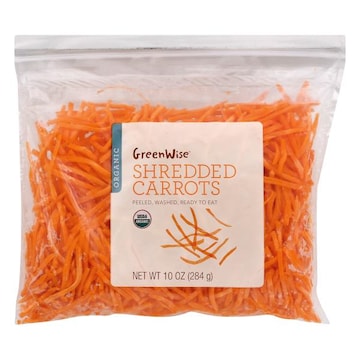 GreenWise Shredded Carrots, Organic