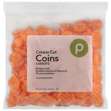 Publix Crinkle Cut Carrot Coins