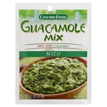 Concord Foods Guacamole Mix, Mild