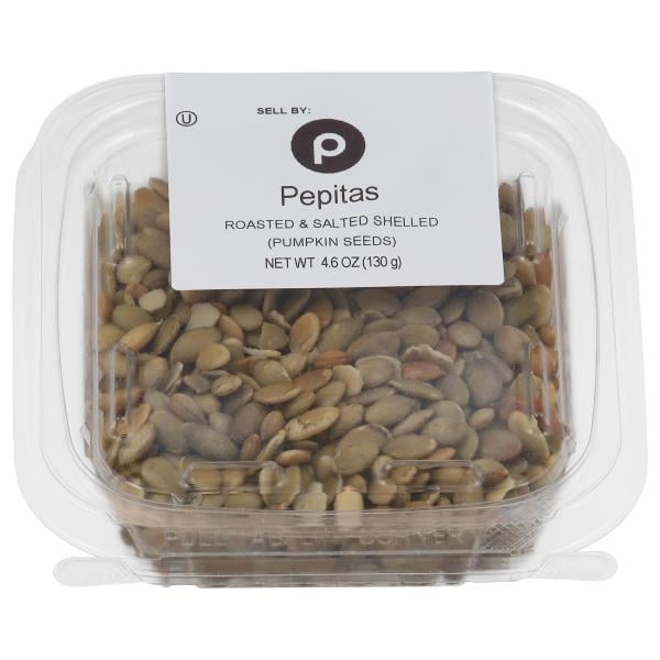 Publix Pumpkin Seeds, Shelled Roasted & Salted Publix Super Markets