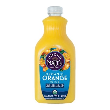 Uncle Matt's Organic Orange Juice with Calcium & Vitamin D + Zinc