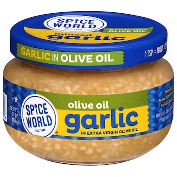 Spice World Garlic, in Extra Virgin Olive Oil, Minced