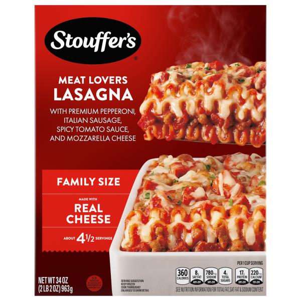 Stouffer's Lasagna, Meat Lovers, Family Size Publix Super Markets