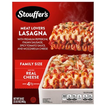 Stouffer's Meat Lovers Lasagna Family Size