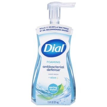 Dial Antibacterial Defense Hand Wash, + Aloe, Foaming, Spring Water Scent