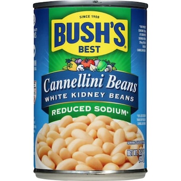 Bush's Best Reduced Sodium White Kidney Beans Cannellini Beans