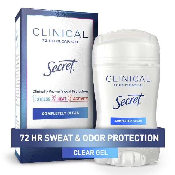 Secret Clinical Strength Clear Gel Antiperspirant and Deodorant