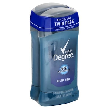 Degree Deodorant, 48H, Men, Arctic Edge, Twin Pack