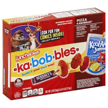 Lunchables Ka-bob-bles Lunch Combinations, Pizza Kabobbles