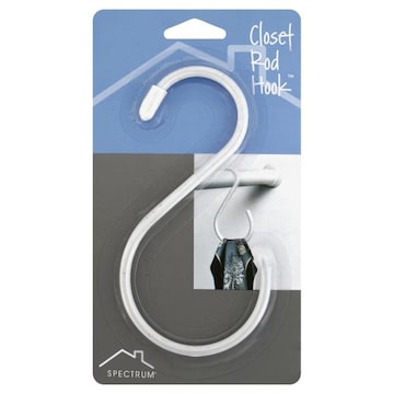 Spectrum Culinary Closet Rod Hook, White