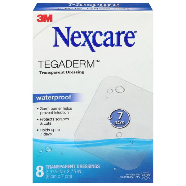 Nexcare Tegaderm Dressing, Transparent, Waterproof | Publix Super