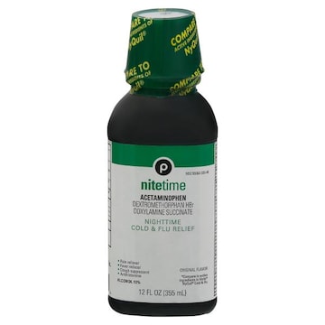 Publix Nitetime Original Flavor Cold & Flu Relief