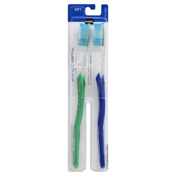 Publix Toothbrushes, Smartgrip Contour, Full Head, Soft