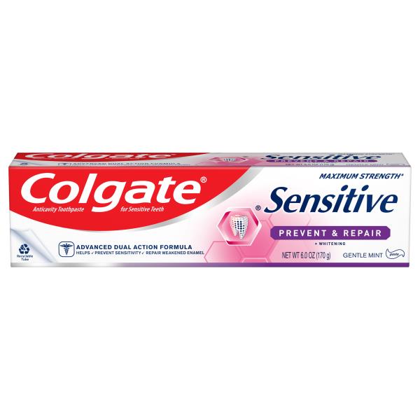 Colgate Sensitive Prevent And Repair Toothpaste, Gentle Mint 