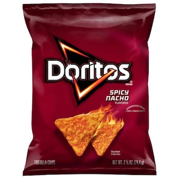 Doritos Tortilla Chips, Spicy Nacho Flavored
