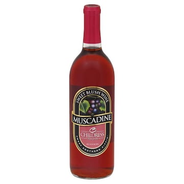 Childress Blush Wine, Sweet, American Muscadine