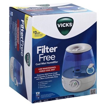 Vicks Humidifier, Cool Mist, Filter Free