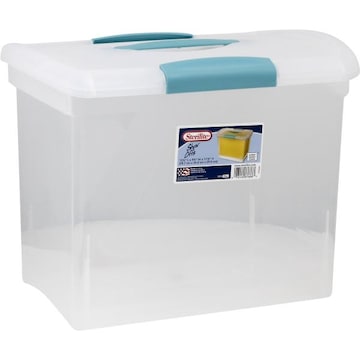 Sterilite Show Offs Container, Letter, Clear