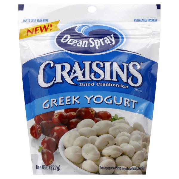 Ocean Spray Craisins Cranberries, Dried, Greek Yogurt | Publix Super ...