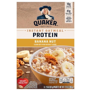 Quaker Protein Oatmeal, Instant, Banana Nut