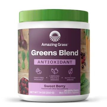 Amazing Grass Greens Blend, Antioxidant, Sweet Berry, 30 Servings