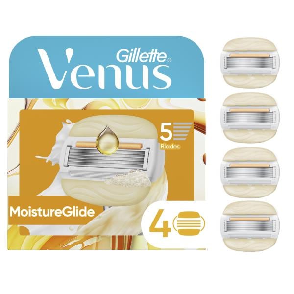 Venus ComfortGlide plus Olay Coconut Women's Razor Blade Refills, 4